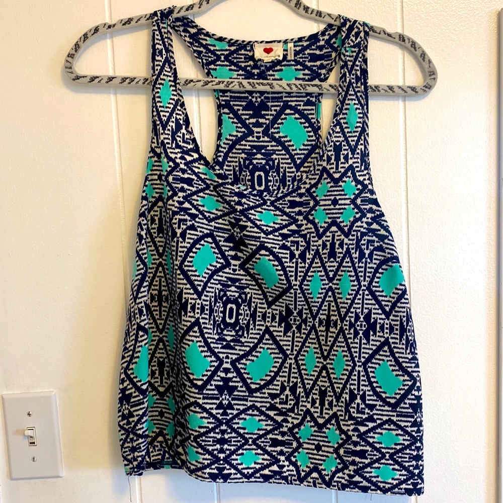 Boutique blouse style tank
